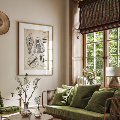 Parachute 1949 Patent Print - Magic Posters