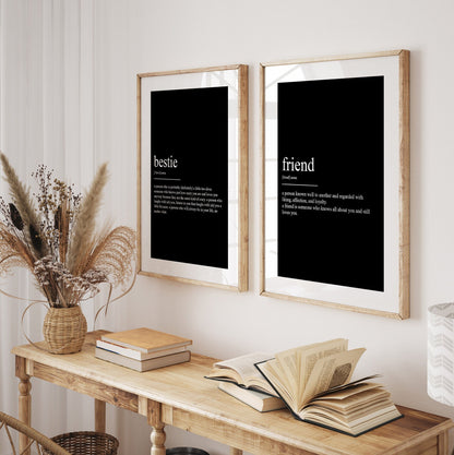Bestie Set Of 2 Definition Prints - Magic Posters