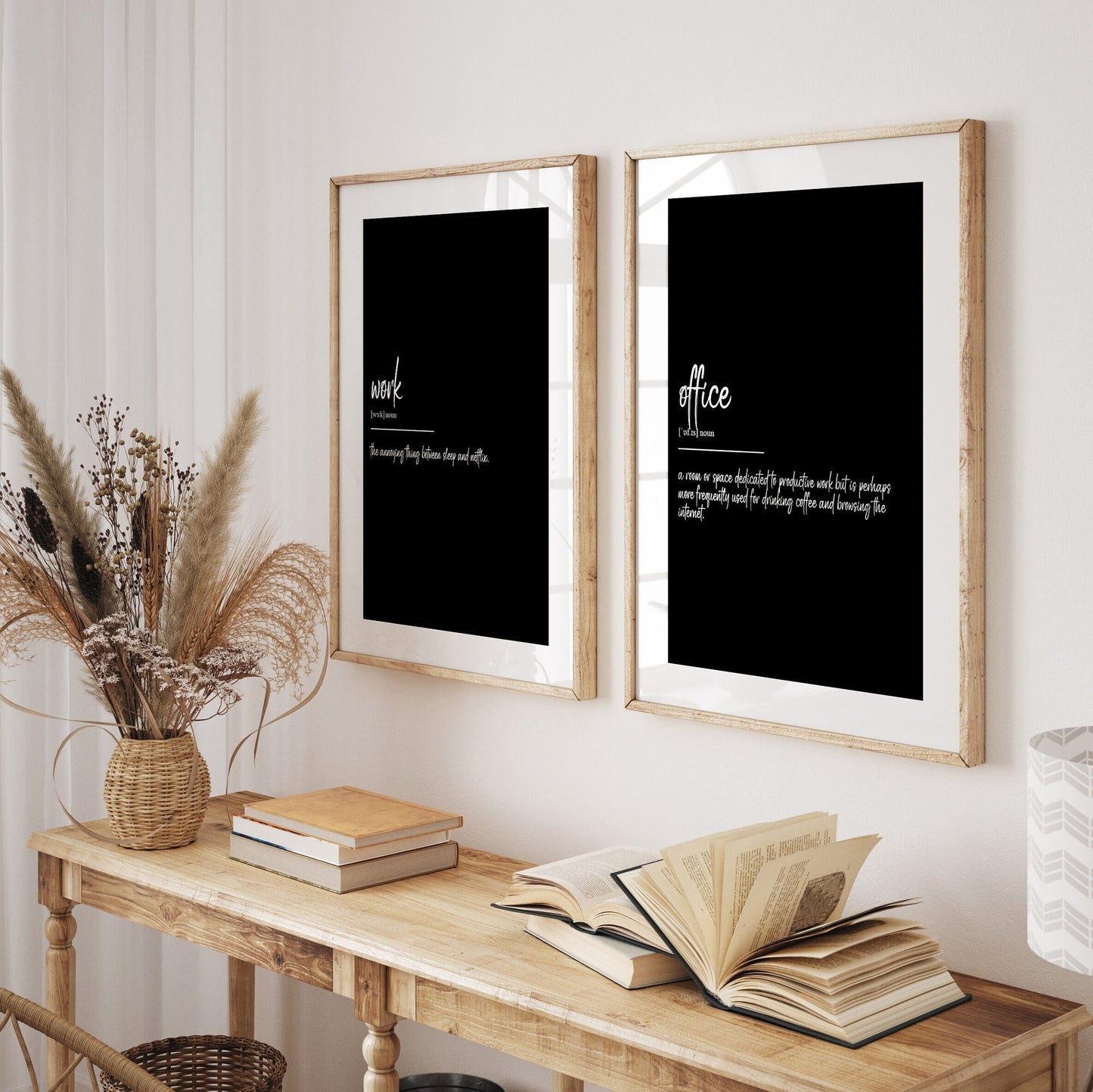 Office Work Set Of 2 Definition Prints - Magic Posters