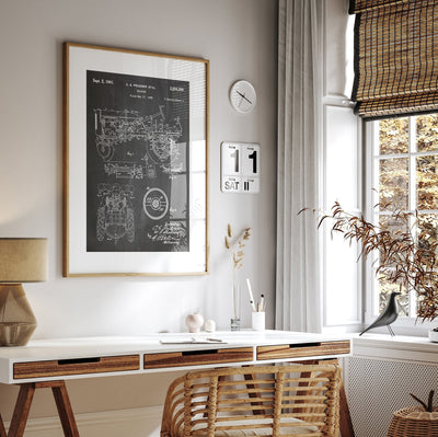 Allis-Chalmers Tractor 1941 Patent Print - Magic Posters