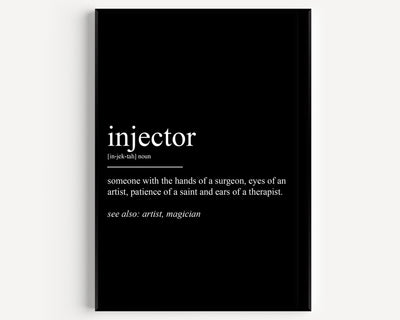 Injector Definition Print - Magic Posters