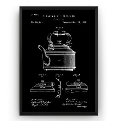 Kettle 1880 Patent Print - Magic Posters