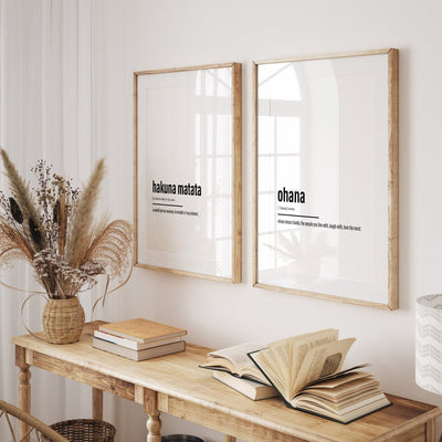Kids Room Set Of 2 Definition Prints - Magic Posters