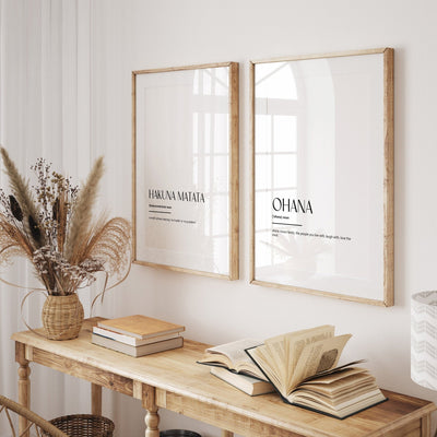 Kids Room Set Of 2 Definition Prints - Magic Posters