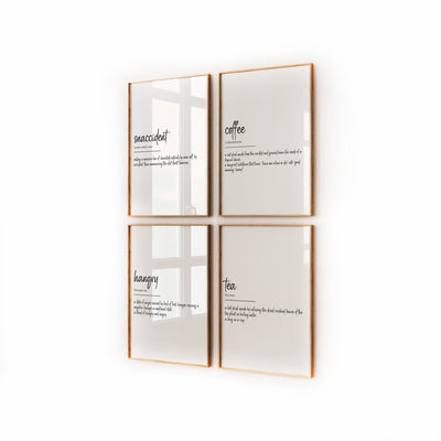 Kitchen Wall Art Set Of 4 Definition Prints - Magic Posters