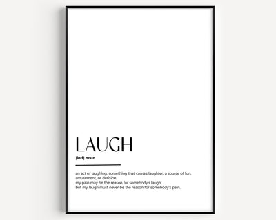 Laugh Definition Prints - Magic Posters