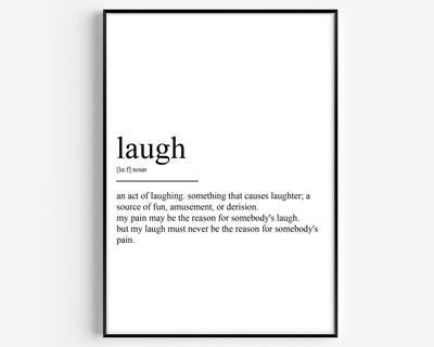Laugh Definition Prints - Magic Posters