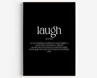 Laugh Definition Prints - Magic Posters