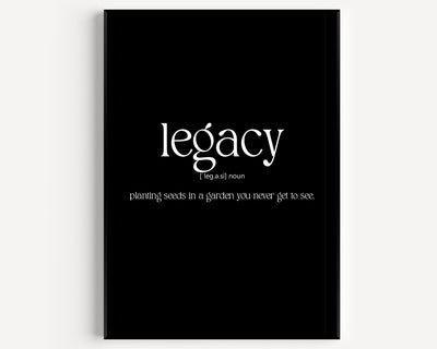 Legacy Definition Print - Magic Posters