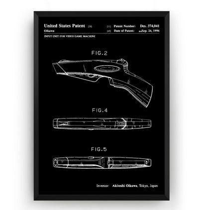 Light Gun 1996 Patent Print - Magic Posters