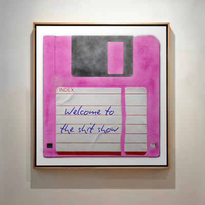 Personalised Floppy Disk Pop Art Print - Magic Posters