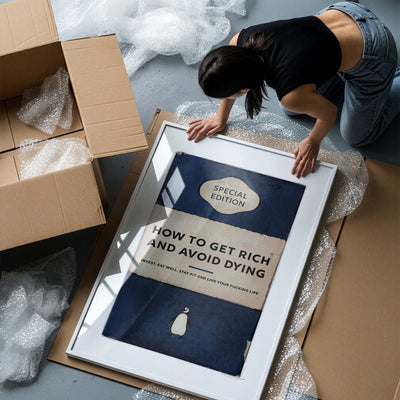 Limited Edition James Robins How To Get Rich And Avoid Dying Print - Magic Posters
