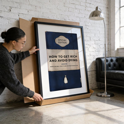 Limited Edition James Robins How To Get Rich And Avoid Dying Print - Magic Posters