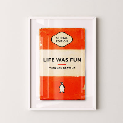 Limited Edition James Robins Life Was Fun Print - Magic Posters