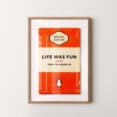 Limited Edition James Robins Life Was Fun Print - Magic Posters
