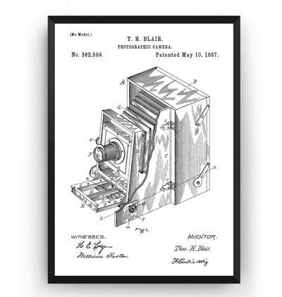 Lucidograph Camera Patent Print - Magic Posters