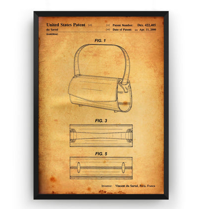 LV Handbag 2000 Patent Print - Magic Posters