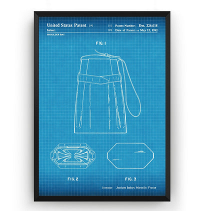 LV Shoulder Bag 1992 Patent Print - Magic Posters