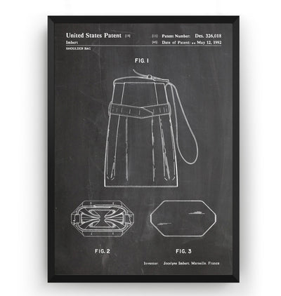 LV Shoulder Bag 1992 Patent Print - Magic Posters