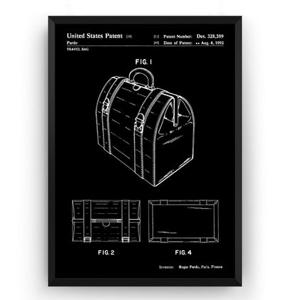LV Travel Bag 1992 Patent Print - Magic Posters