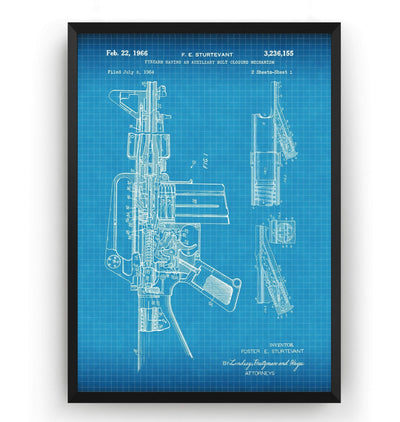 M-16 Patent Print - Magic Posters