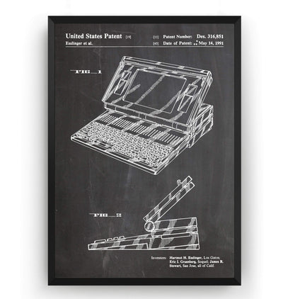 Macintosh Portable 1991 Patent Print - Magic Posters