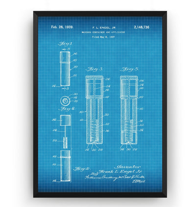 Mascara 1939 Patent Print - Magic Posters