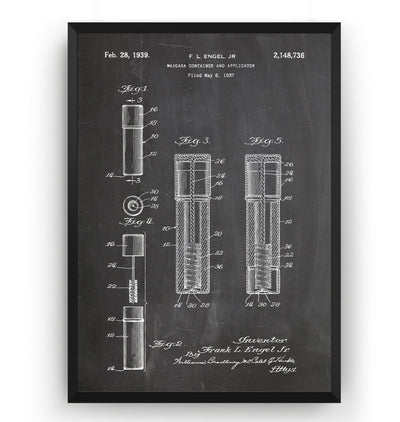 Mascara 1939 Patent Print - Magic Posters