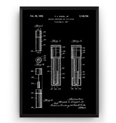 Mascara 1939 Patent Print - Magic Posters