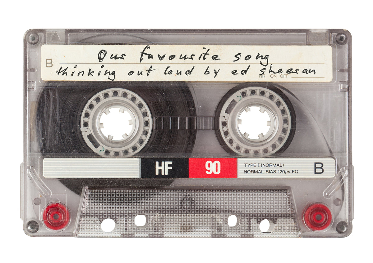 Personalised Retro Mixtape Print