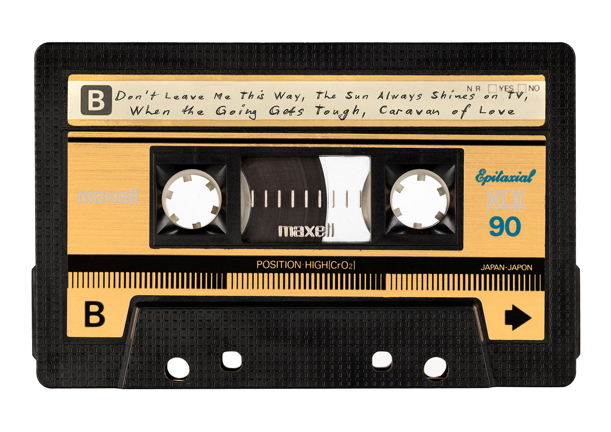 Personalised Retro Mixtape Print