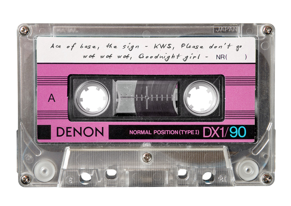 Personalised Retro Mixtape Print