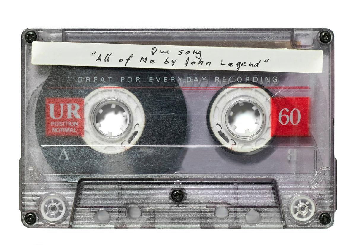 Personalised Retro Mixtape Print