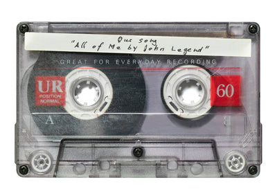 Personalised Retro Mixtape Print