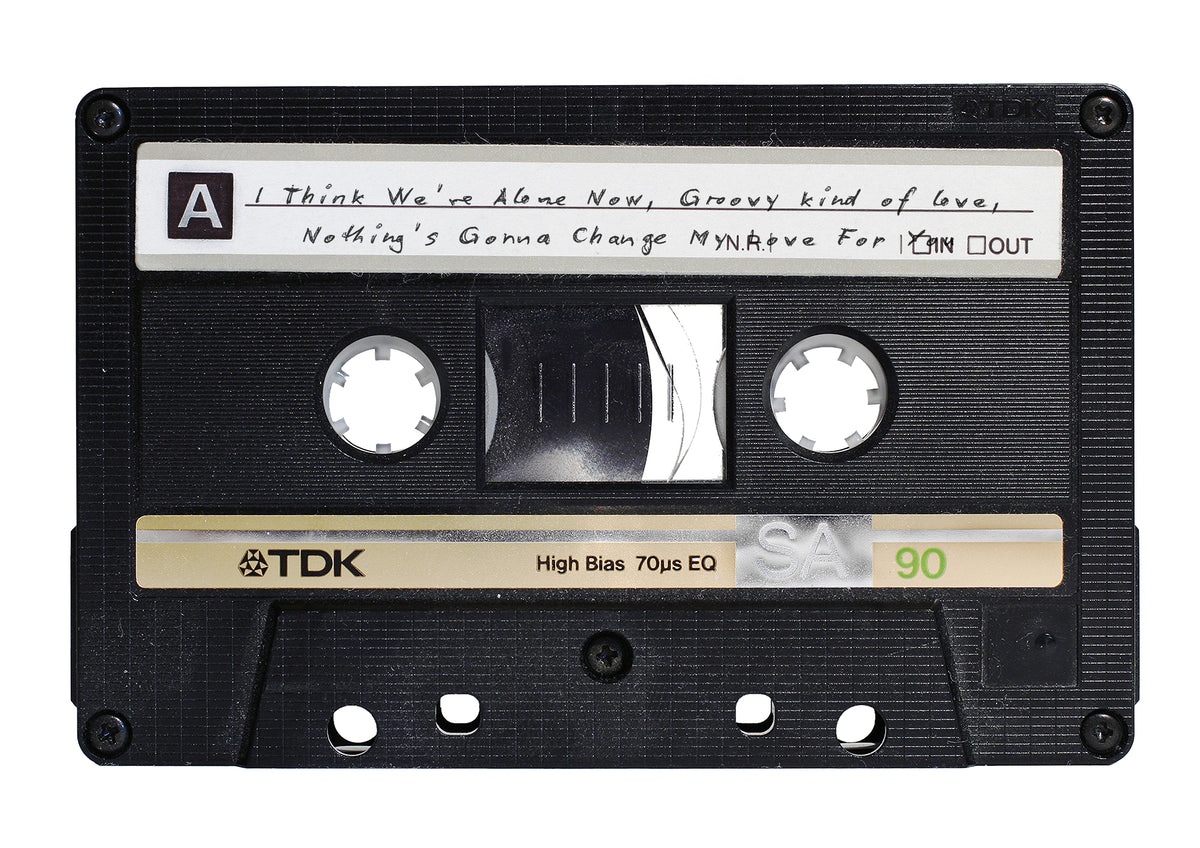 Personalised Retro Mixtape Print