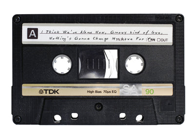 Personalised Retro Mixtape Print