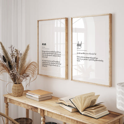 Mum & Dad Set Of 2 Definition Prints - Magic Posters