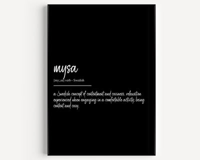 Mysa Definition Print - Magic Posters