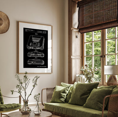 N64 1997 Patent Print - Magic Posters