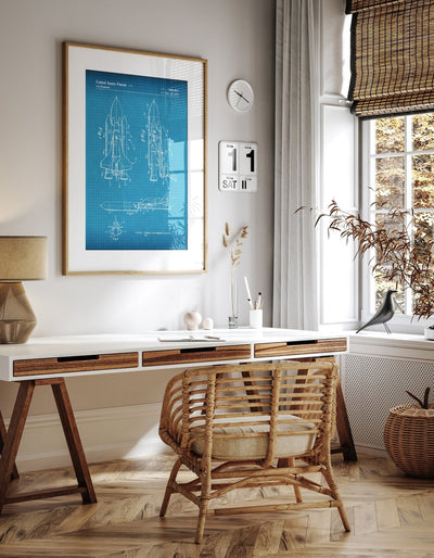 NASA Space Shuttle Patent Print - Magic Posters