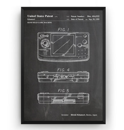 Neo Geo Pocket 1999 Patent Print - Magic Posters