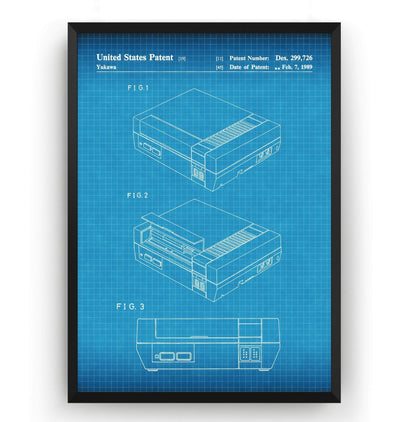 NES Patent Print - Magic Posters