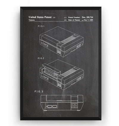 NES Patent Print - Magic Posters
