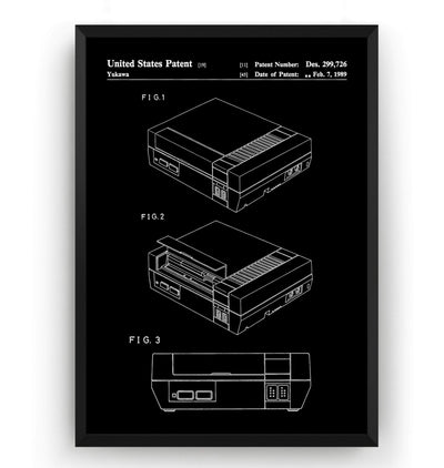 NES Patent Print - Magic Posters