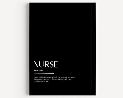 Nurse Definition Print - Magic Posters