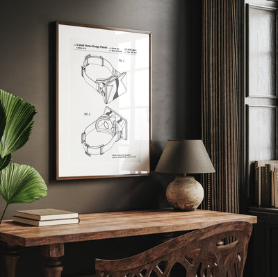 Oculus Headset 2014 Patent Print - Magic Posters