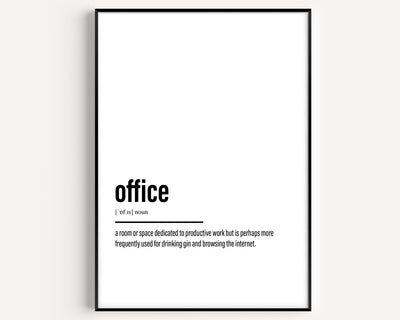 Office Definition Print - Magic Posters
