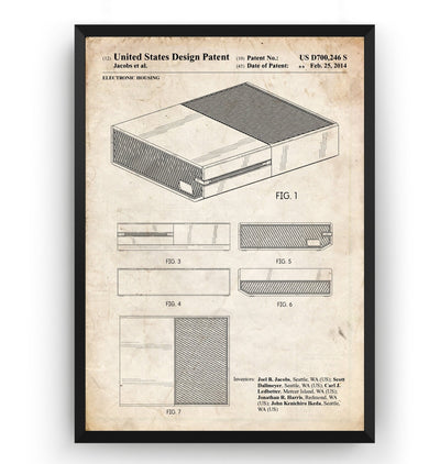 One Console 2014 Patent Print - Magic Posters