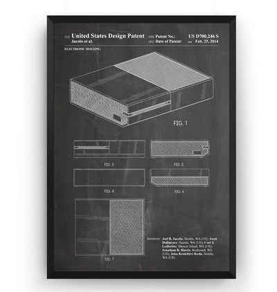 One Console 2014 Patent Print - Magic Posters