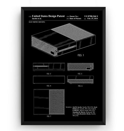 One Console 2014 Patent Print - Magic Posters